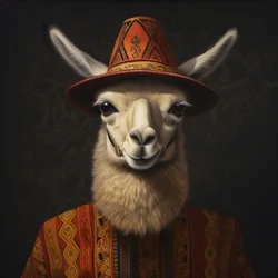 el dalail lama con sombrero de vaquero 1