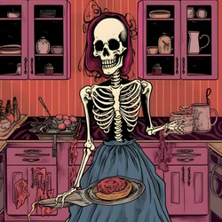 el fantasma en la cocina de maddy connelly ilustración 1