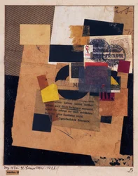 "Worden ist" 1922 (collage)