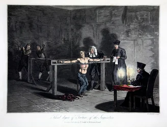 «Tercer grado de tortura de la Inquisición», 1813