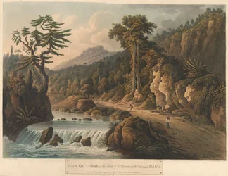 El río Cobre, de Six Views in the Island of Jamaica, litografía de I. Merigot