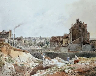 Montmartre en 1833 por Goblain (canteras)