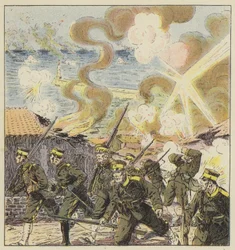 Bombardeo de Gensan por la flota rusa de Vladivostok