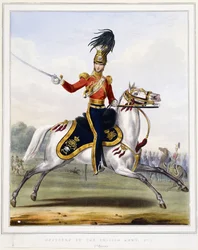 Un oficial de los 17 lanceros a caballo, 1833-1836