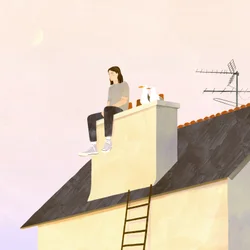 Observadores del atardecer, 2021 (digital)