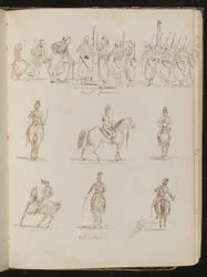 Estudio de veintiún soldados