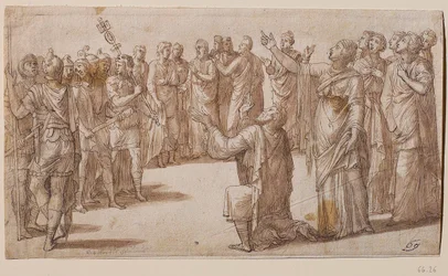 Augusto y la Sibila Tiburtina, ca 1547