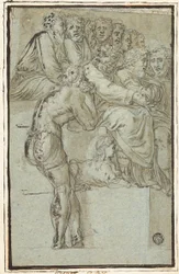 Escena de la historia romana