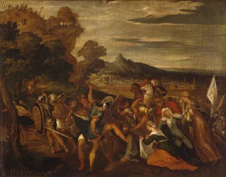 Camino del Calvario, de Lambert Sustris (hacia 1515-después de 1560)