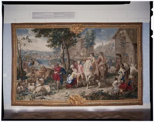 Pillaje, de la serie de tapices El arte de la guerra, 1708-12