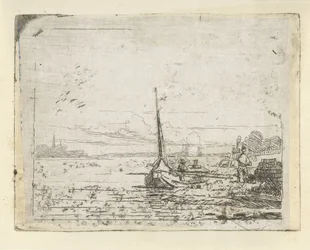 Nave en una orilla