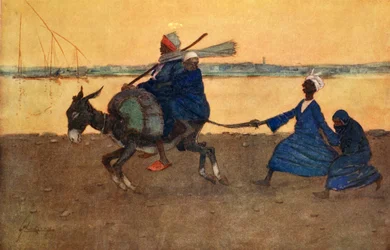 El asno tonto, 1908