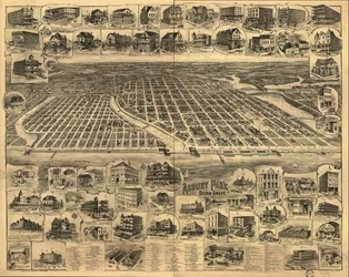 Asbury Park, Ocean Grove y alrededores, Nueva Jersey 1897.