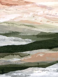 Montañas en capas abstractas