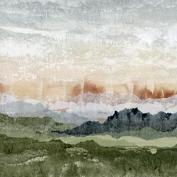 Abstracto de montañas en capas
