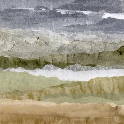 Paisaje abstracto en tonos apagados