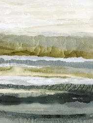 Capas de paisajes en tonos apagados