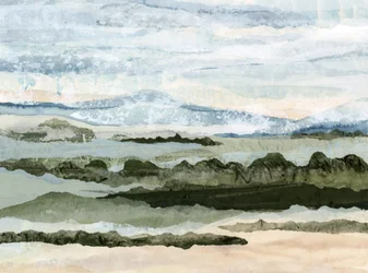Paisaje sereno en capas