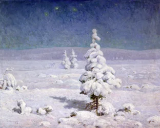 Luz de luna de Nordseter