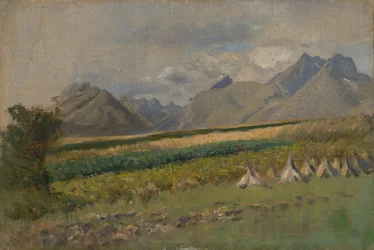 Altos Tatras desde Strážky, 1878-80
