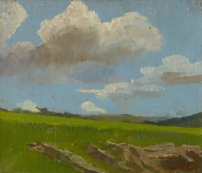 Paisaje con nubes, 1890-1910