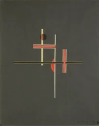 Equilibrio rojo y negro, 1922