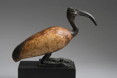 Ibis (bronce y madera)
