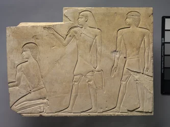 Sacerdotes realizando ritos funerarios, c.667-647 a.C.