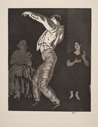 Bailarina española No. II, pub. 1923
