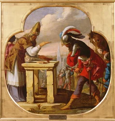 El encuentro de Abraham y Melquisedec, c.1630