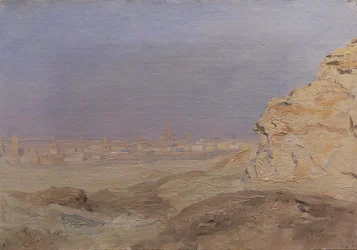 Una vista de El Cairo