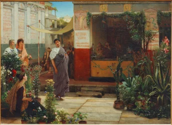 El mercado de flores