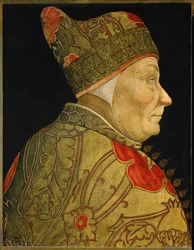El Dux Francesco Foscari (óleo sobre madera)