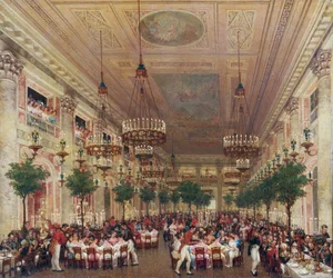 Banquete en las Tullerías por el matrimonio de Leopoldo I con la Princesa Luisa María de Orleans