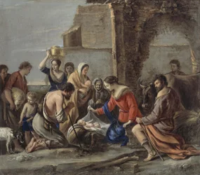 Le Nain - La Adoración de los Pastores, 1644