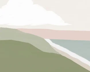 Amanecer en Newport, c.2020 (técnica mixta)