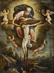 Santísima Trinidad, sin fecha ... (pintura sobre madera)