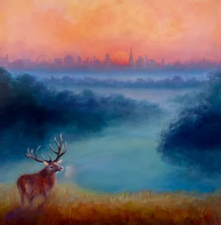 Temprano por la mañana, Richmond Park, 2023