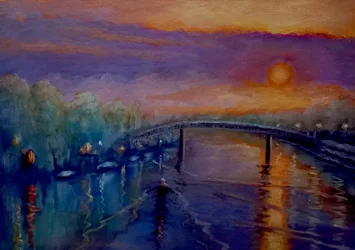Atardecer en Eel Pie