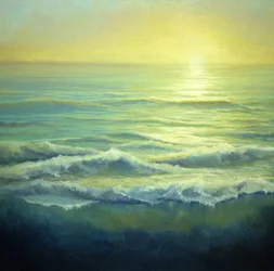 Bruma dorada, 2004. Paisaje marino