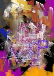 Abstracto moderno caótico