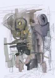 Robots abstractos y enigmáticos
