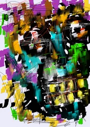 Energía abstracta y vibrante
