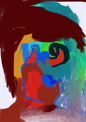 Figura abstracta llena de vida