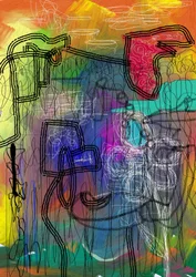 Líneas abstractas llenas de vida