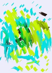 Pinceladas abstractas llenas de vida