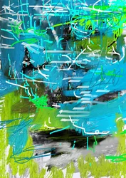 Pinceladas abstractas llenas de vida