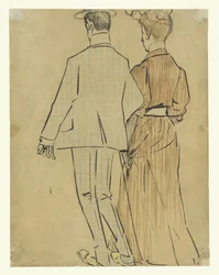 Pareja que camina