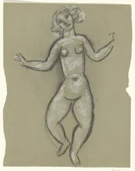 Desnudos femeninos bailando