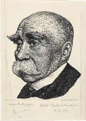 Retrato de George-Eugène-Benjamin Clemenceau